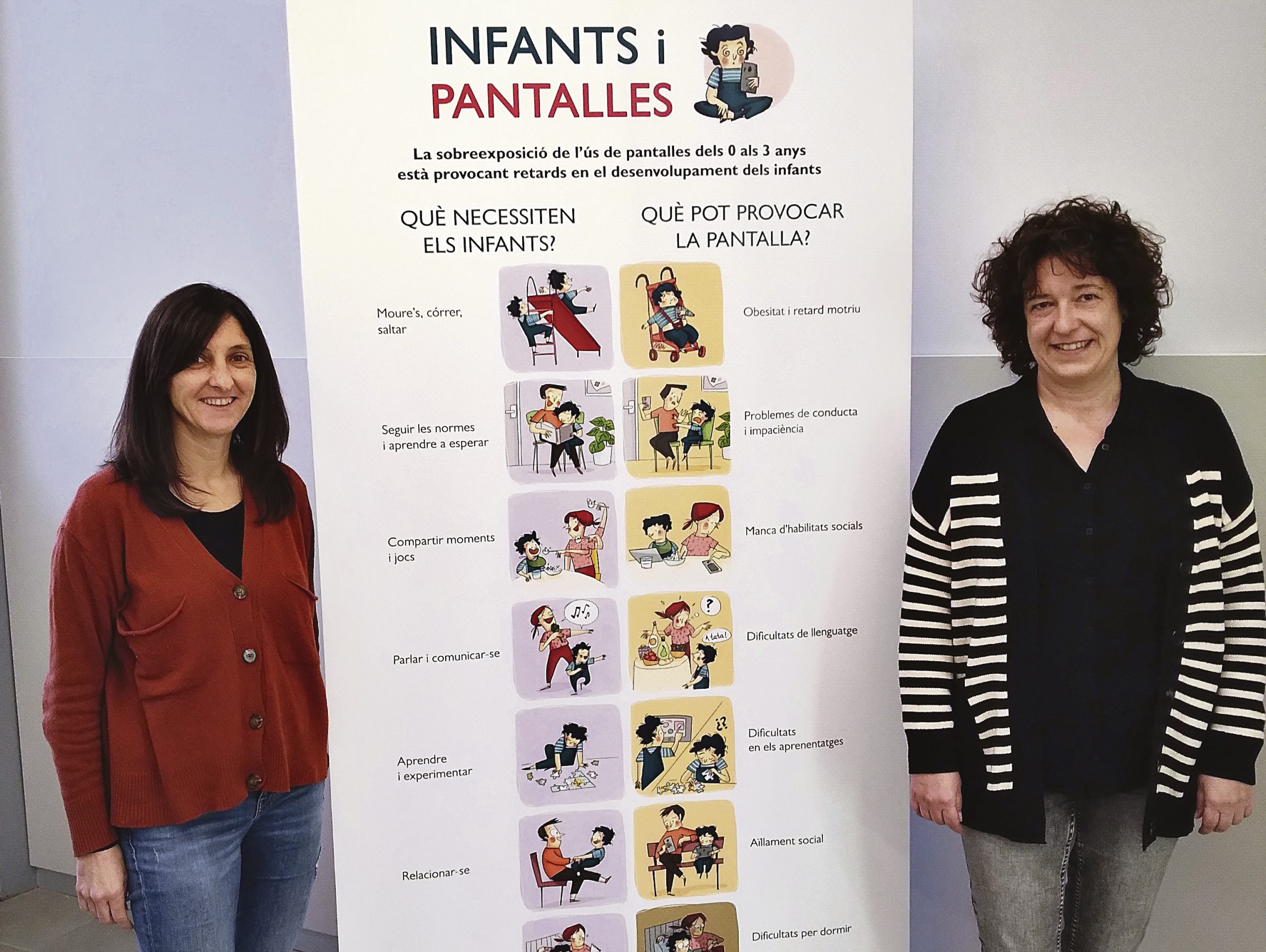 Sant Tomàs arrenca una campanya per alertar dels perills de l’ús de pantalles en infants